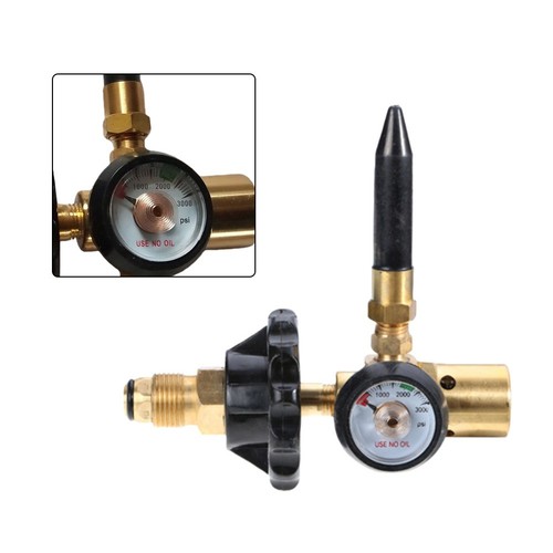 Helium tank pressure regulator - tank,